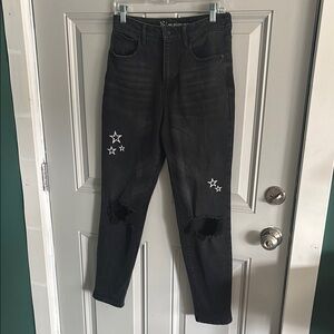 No Boundaries Charcoal Denim with Star Accents